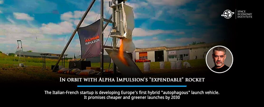In orbit with Alpha Impulsion's “expendable” rocket.
