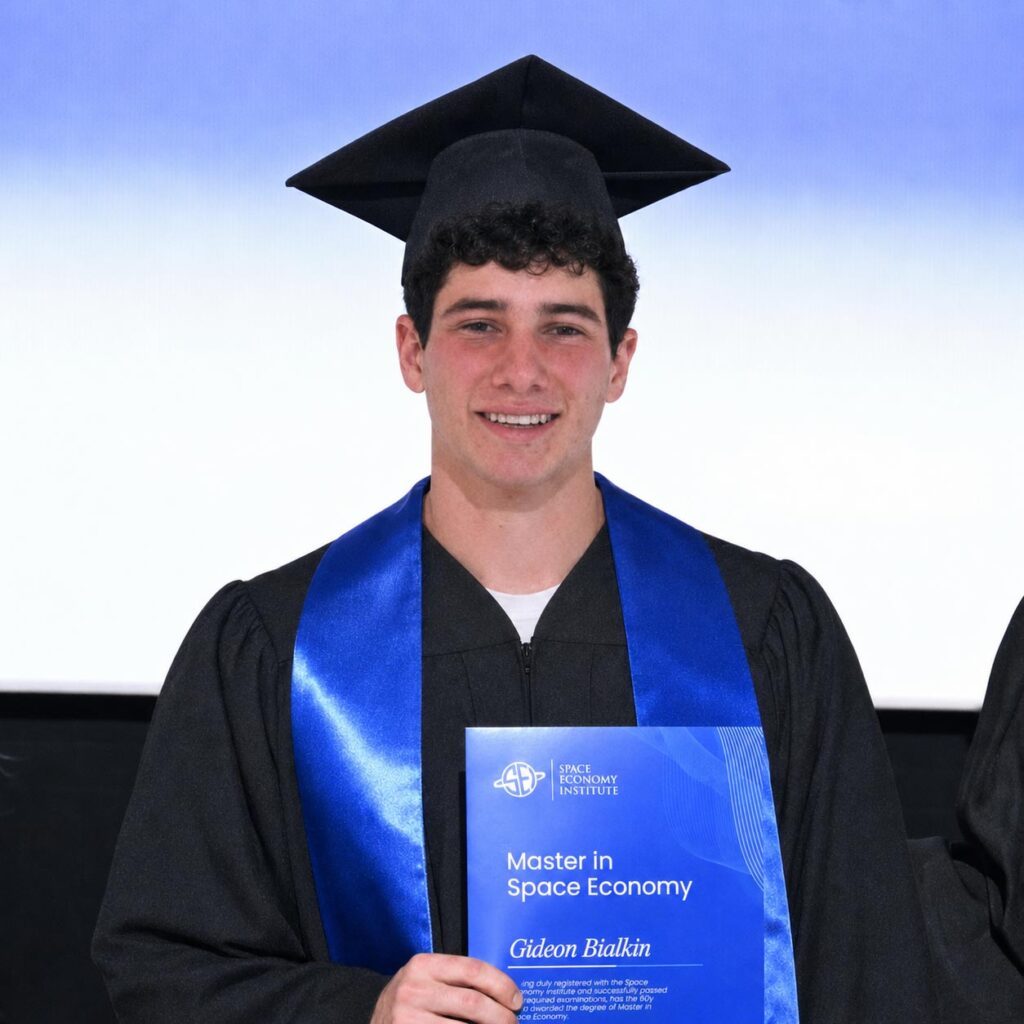 Gideon Bialkin Master in Space Economy student